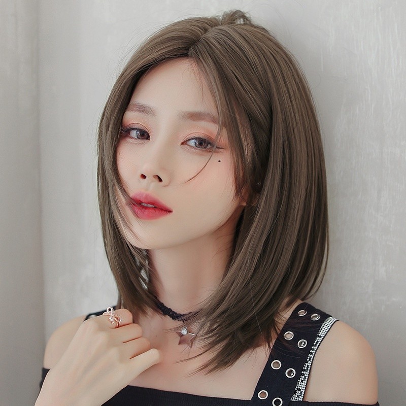 Premium Have D-119Wig Women's Mid-length Hair Trimming Short Straight Manufacturers Wig Collarbone Leng - Image 3