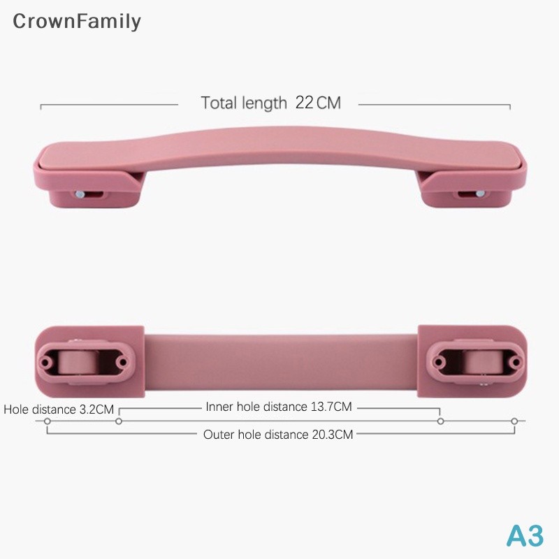 Fashion Accessory Suitcase Plastic Handle Grip Trolley Bag Replacement Lockbox Accessories Luggage Part Trendy - Image 4