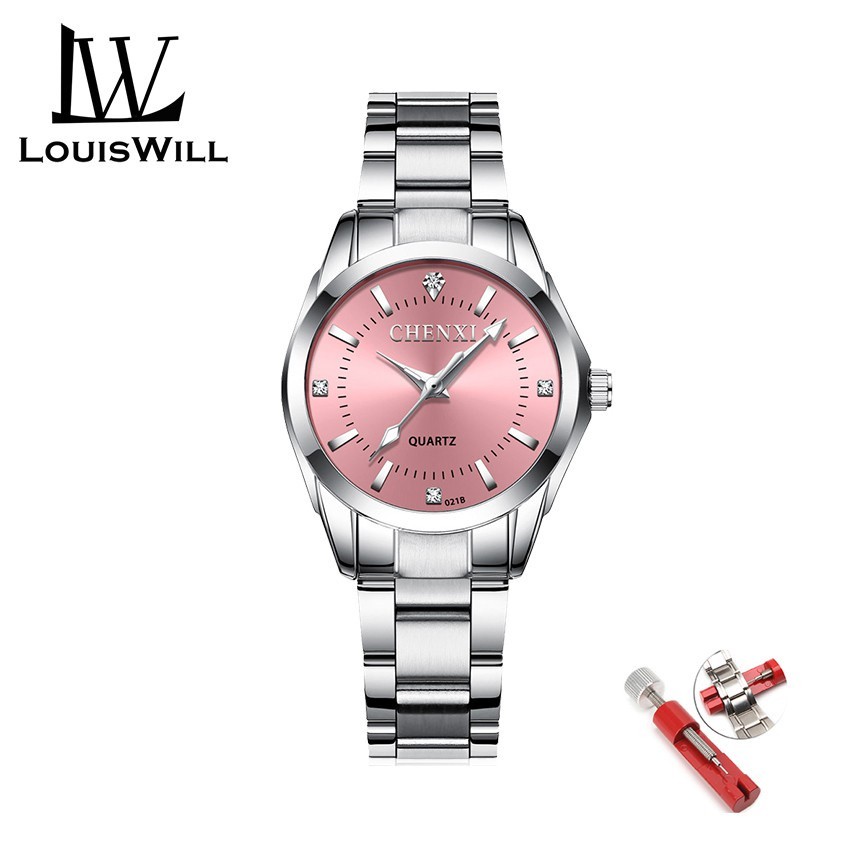 Casual Digital LouisWill Fashion Women Watch Rose Pink - Image 4