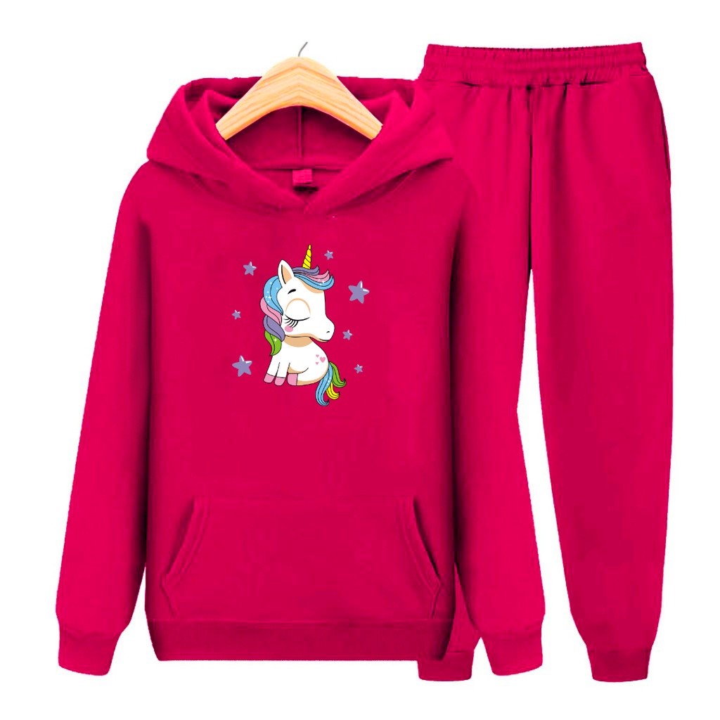 Have Must Sweater Kids Suit Hoodie UNICORN DREAM/Pony 02/one set/Sweater+Pants Essential Reliable - Image 4