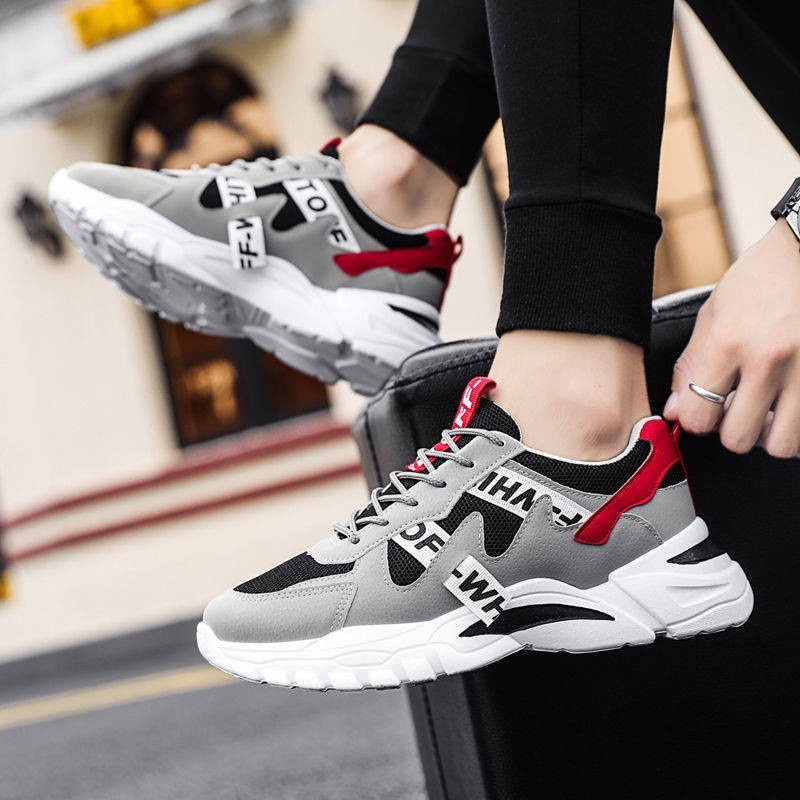 Essential Versatile [] kasut running lelaki sport viral gym Spring dan Autumn Quality Have - Image 5