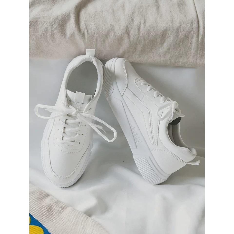 Fitness Training MAY INS Small White Sneakers Simple Design Breathable Women Shoes - Image 5