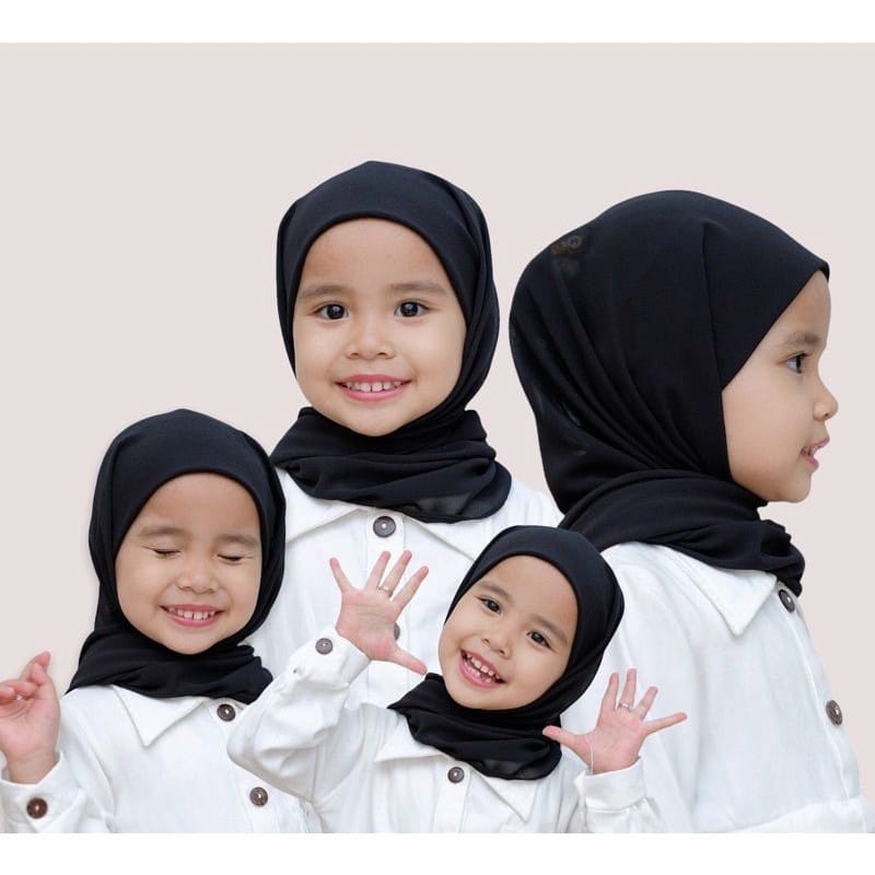 Essential Must 4-10 Years/Hijab Instant Pashmina Hijab inner Children baby doll Elementary School Children/Veil Durable - Image 5