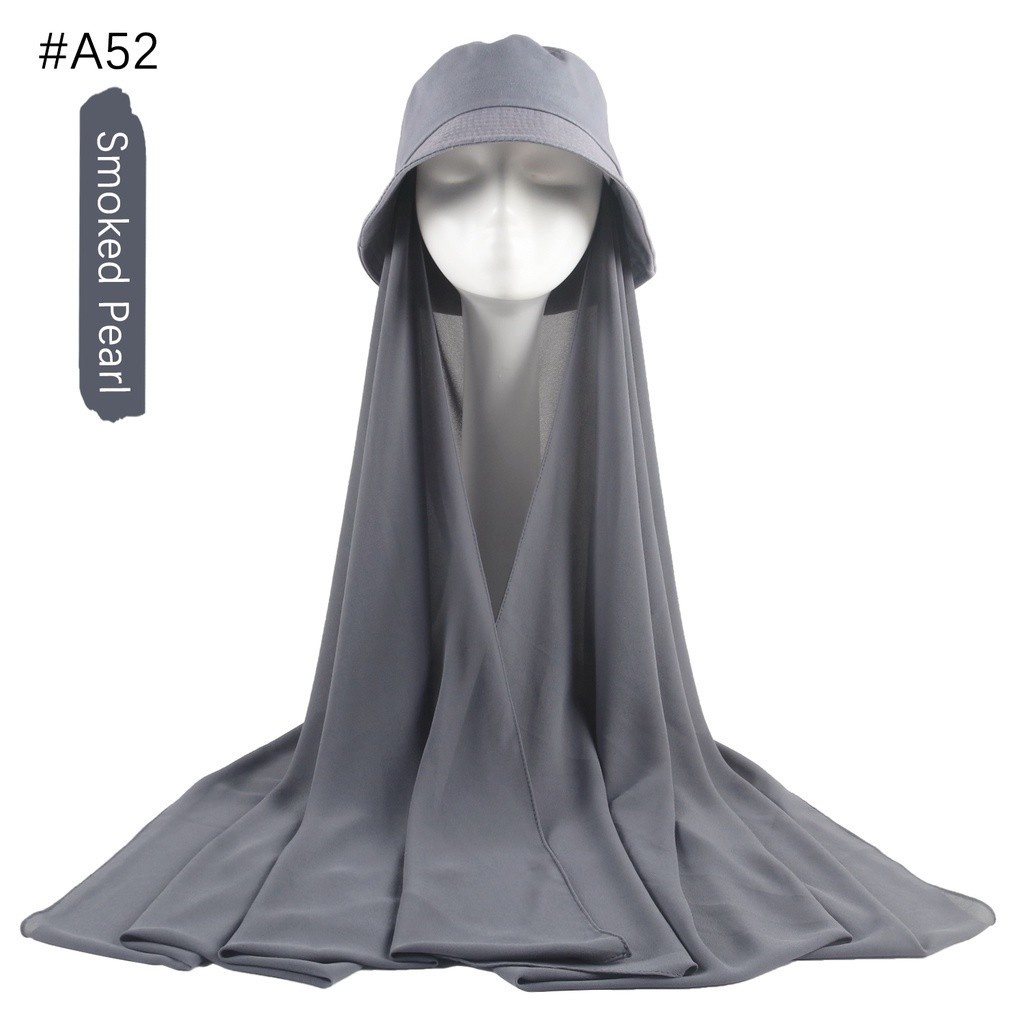 Purpose Have Chiffon Shawl Bucket Hat // Fisherman's