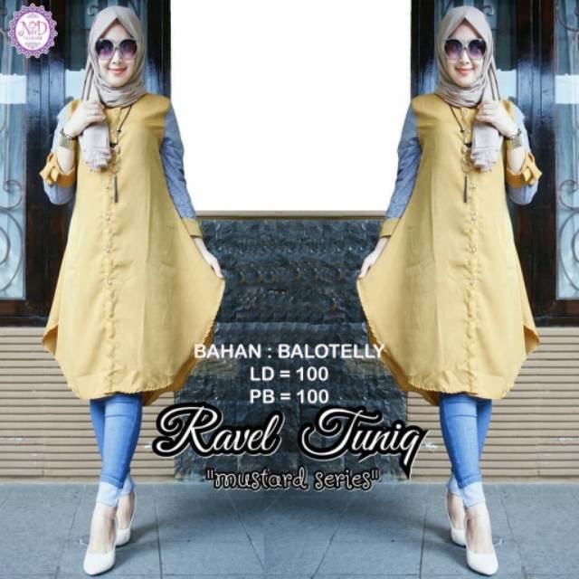 Must Essential Ravel Tunic Raya Aidil Fitri - Image 4
