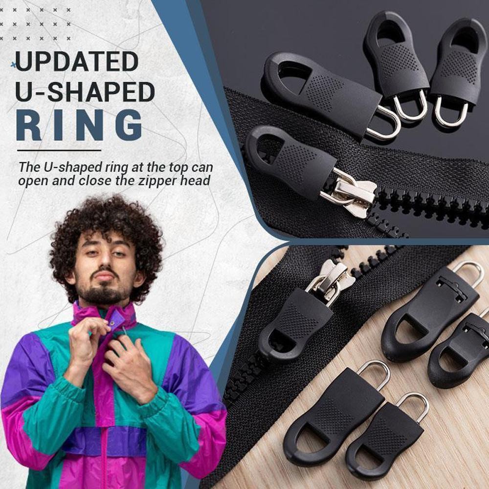 XINLEEN Universal Repair Kit Replacement Zipper Slider Zipper Puller Detachable Pull Craft Clothing DIY Fixer Zipper Hea