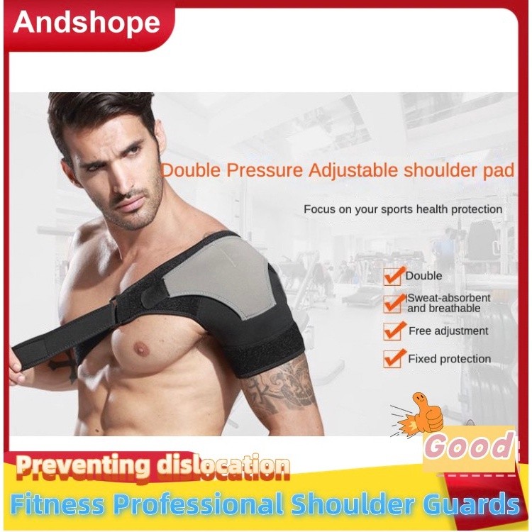 Premium Purpose ️Ready Stock Fast Shipping️健身运动护肩Fitness Sports Shoulder Pads Fitness Professional Fi... - Image 5