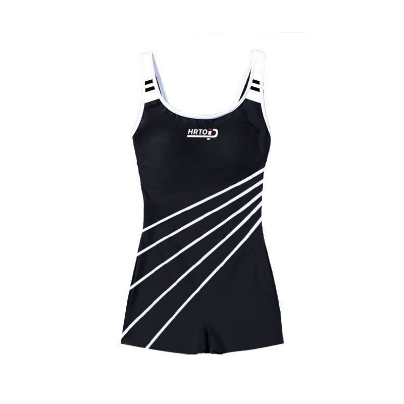 Versatile Durable Swimsuit women conjoined small flat angle quick-drying swimming pool professional training competit... - Image 5