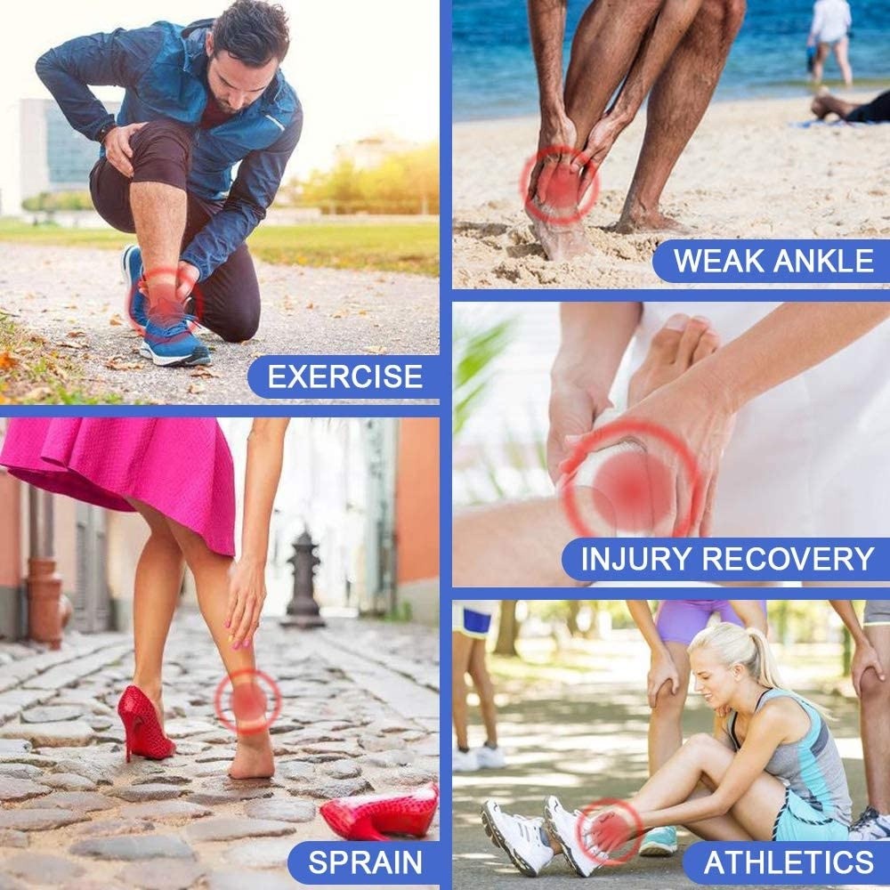 Versatile Durable SPOSAFE 1 PCS sports compression ankle spport brace Tendon Pain Relief supporter Basketball Running... - Image 5