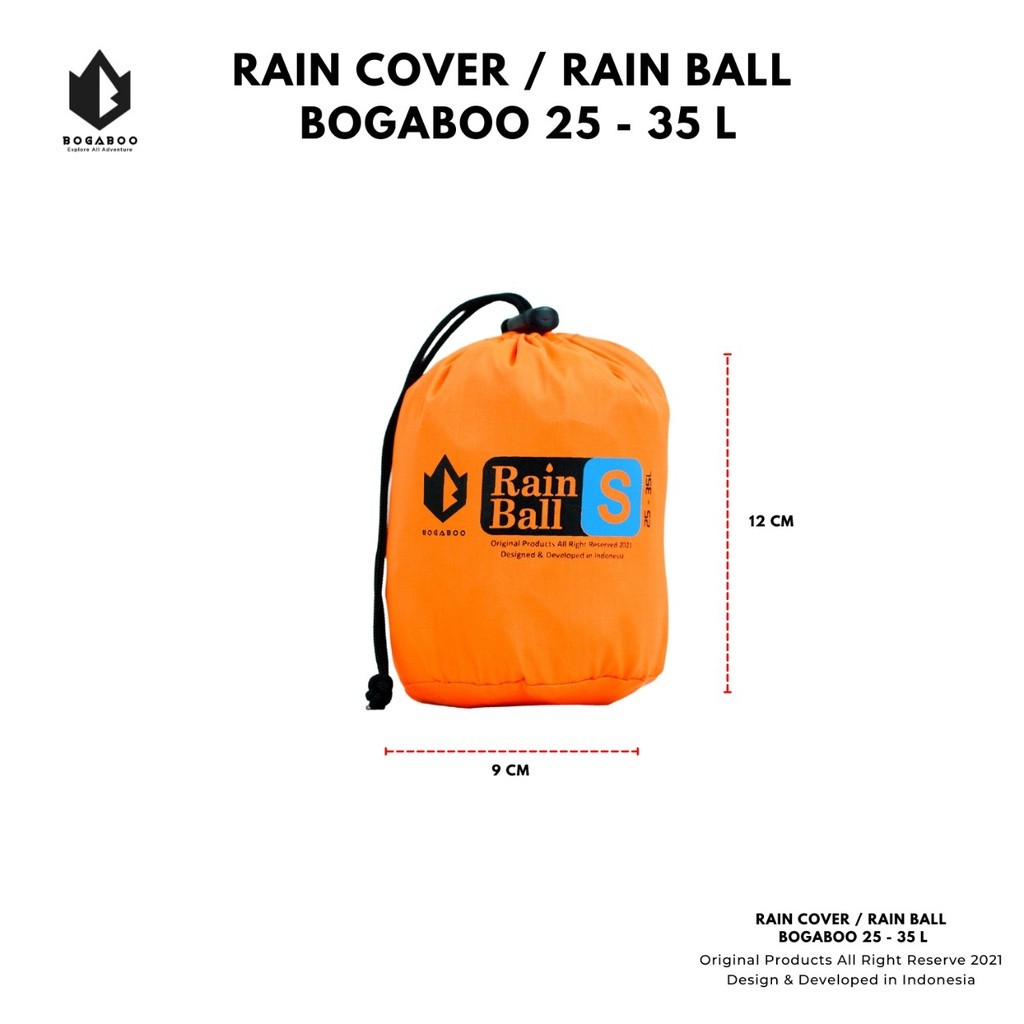 Chic Style Coverbag bogaboo raincover rain ball Series 25 up 40 L waterproof cover Saung tas dus Portable - Image 3
