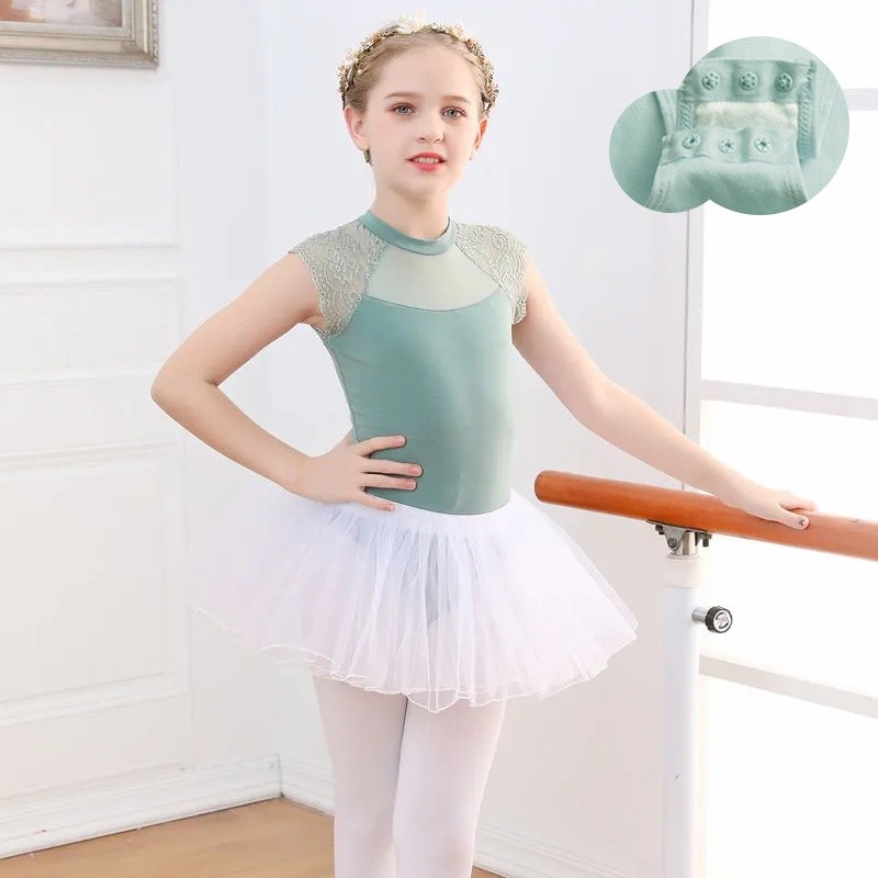 Premium Have Girls Dance Dresses Summer Ballet Tights Gymnastics Two-Piece Skirt女孩舞蹈连衣裙 夏季芭蕾舞... - Image 4