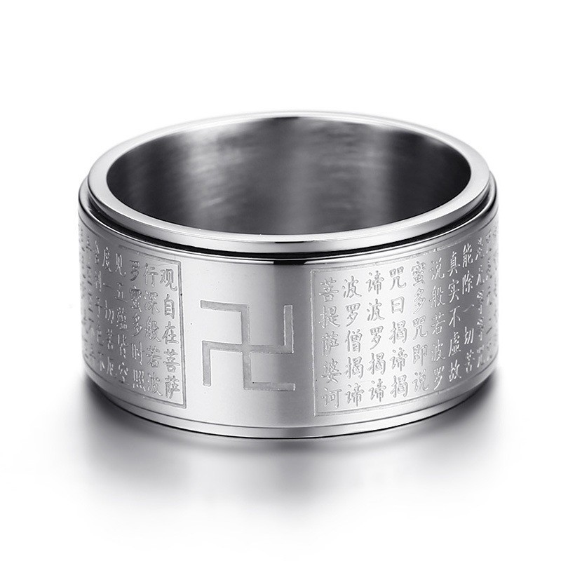 Heart Ring​Sutra Buddha​ Rotating Ring To Enhance The Strength​Nasirongkol 73_450