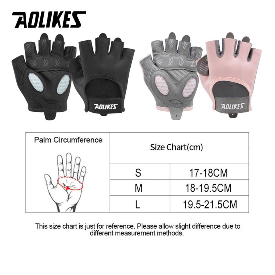 Essential Premium Aolikes Breathable Dumbbell Fitness Half Finger Gloves - Image 3