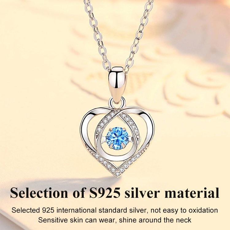 Versatile Essential Smart Heart Shaped Clavicle Chain Love Necklace - Image 3