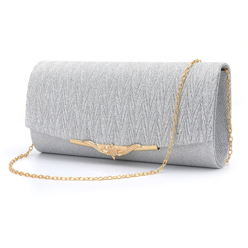 Chic Fashion New Evening Dress Bag European American Women's Flash Clutch Party All-Match Chain Bags Trendy Travel - Image 5