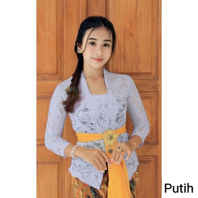 Bali Javanese Blouse Sofia Brocade Kebaya Cord Cornelli glitter