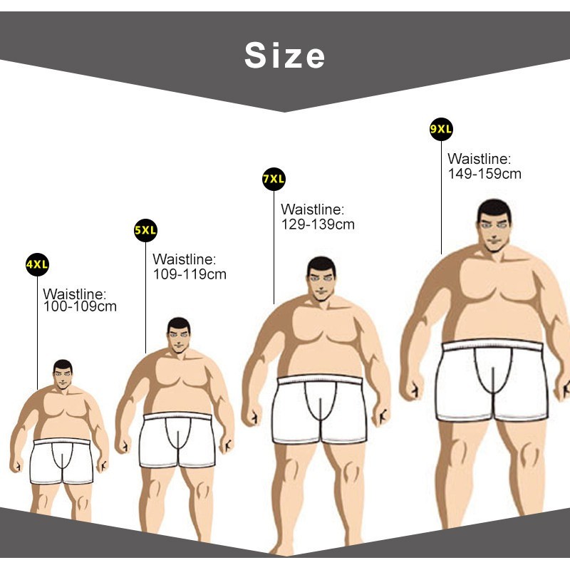 Quality Reliable 85-150KG 1-4 pack Plus Size Boxer men 100 cotton big shorts lelaki 4XL 5XL 7xL 9XL Have - Image 5