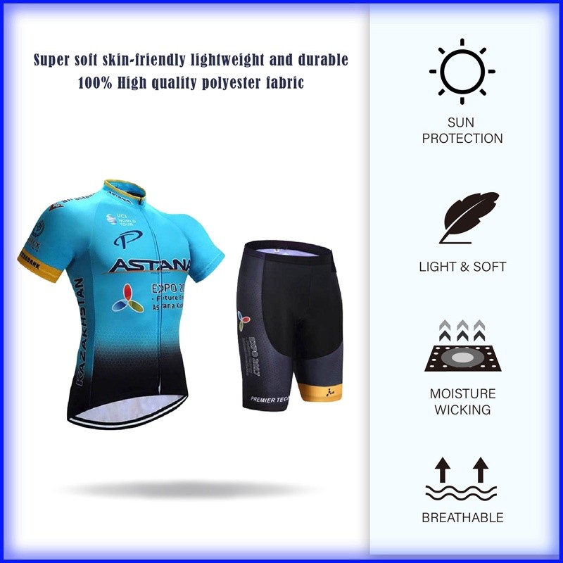 Premium Durable Pro Team Men Cycling Jersey Set Summer Breathable Quick Dry Short Sleeves Clothes Tops Sales Versatile - Image 4