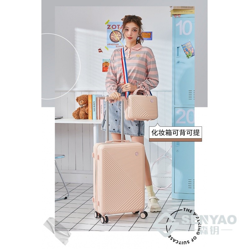 Durable Must SENYAO 18/20/24 Luggage Trolley Case Set Large Capacity Travel Password Box Universal Wheel Sturdy Multi... - Image 5