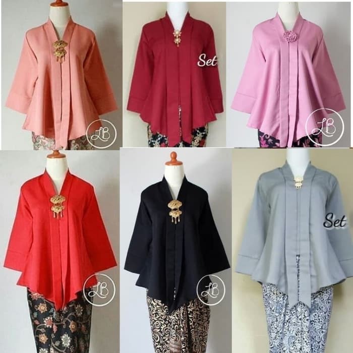 Versatile Have Assorted Colors Modern Kebaya Tops Kartini | Atasan Kutubaru Floy Busui Aneka Warna - Image 3