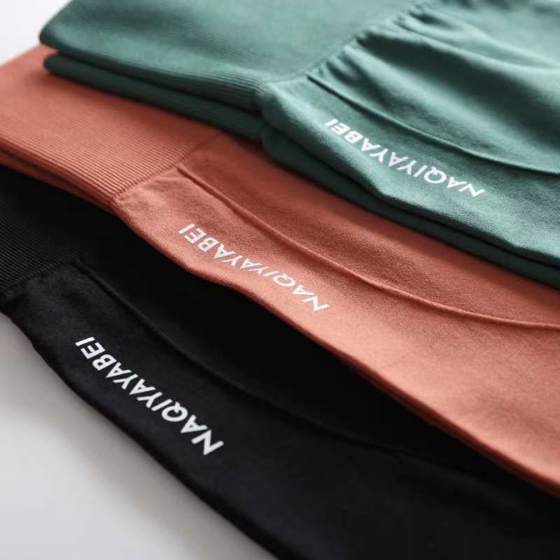 Versatile Premium High Waist Sports European American Women's Fitness Shorts Abdomen Tight Comfortable Leggings Yoga ... - Image 3