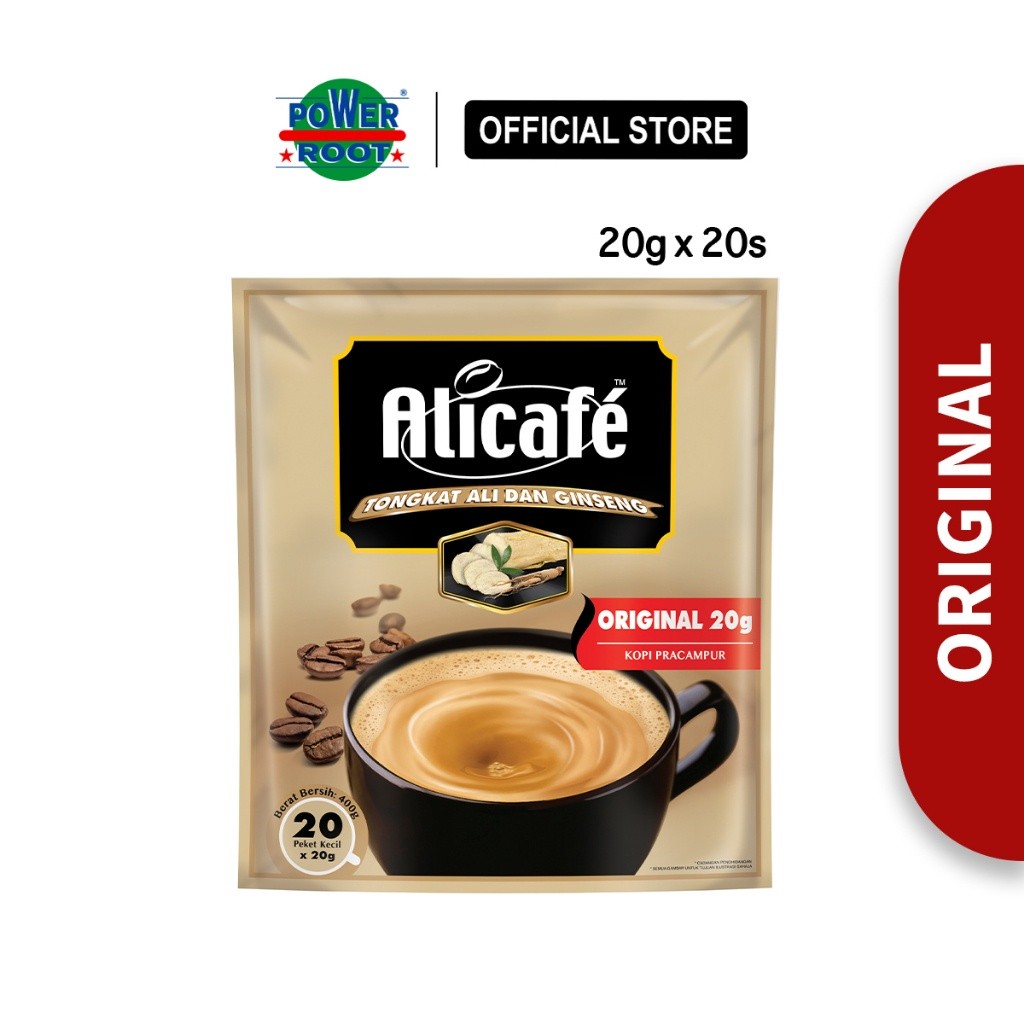 Alicafe Tongkat Ali & Ginseng Original (20gm X 20 Sachets)