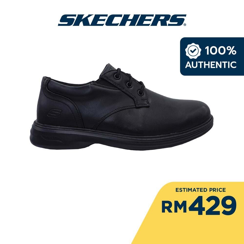 Skechers Men SKECHERS USA Arch Fit Ogden Rupert Shoes - 204740-BBK Kasut Sneaker, Lelaki