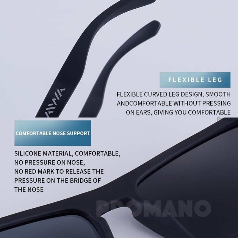  Polarized Sunglasses Men's Driving Shades Male Sun Glasses Camping Hiking Fishing Classic Sun Glasses UV400 Eyewear