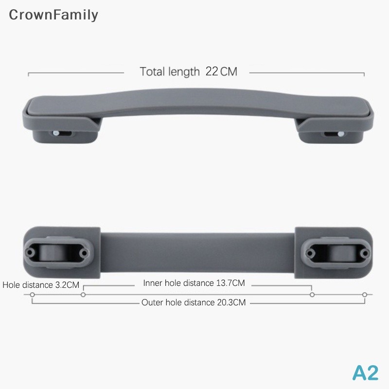 Fashion Accessory Suitcase Plastic Handle Grip Trolley Bag Replacement Lockbox Accessories Luggage Part Trendy - Image 2