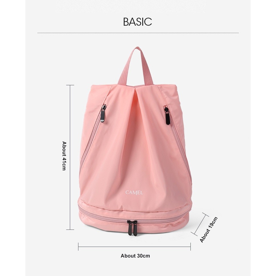 Style Outdoor CAMEL dry wet separation waterproof storage swimming bag Trendy - Image 3