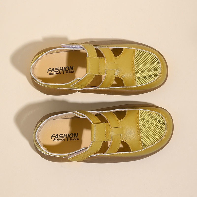 Have Multi Net red Baotou hollow out fashion sandals women 2022 thick bottom leisure sports Roman Ainna Durable Reliable - Image 4