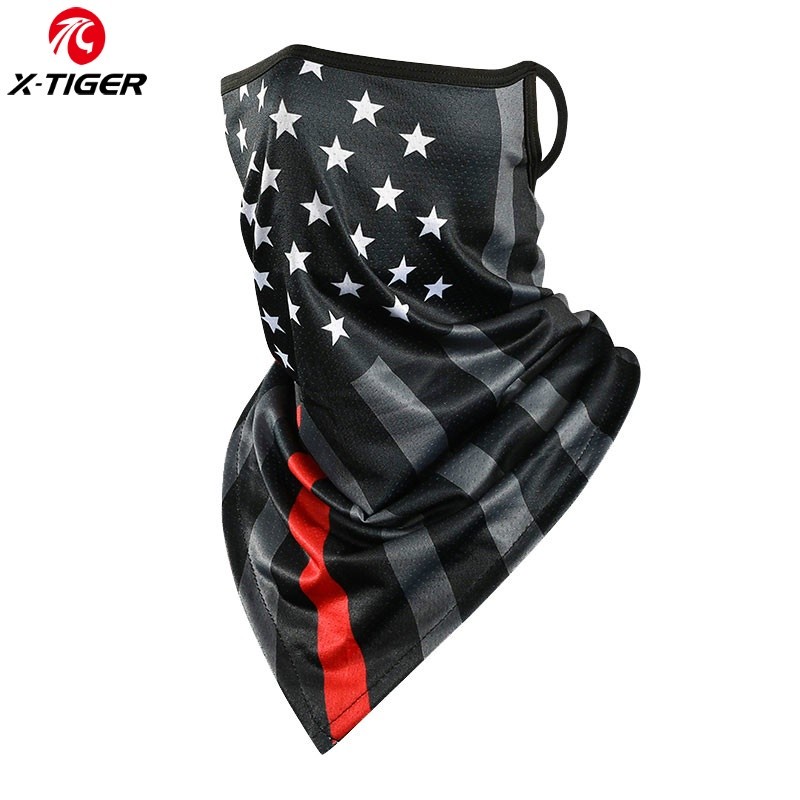 X-TIGER Summer Ice Silk Anti-ultraviolet Breathable Magic Scarf Bicycle Mask