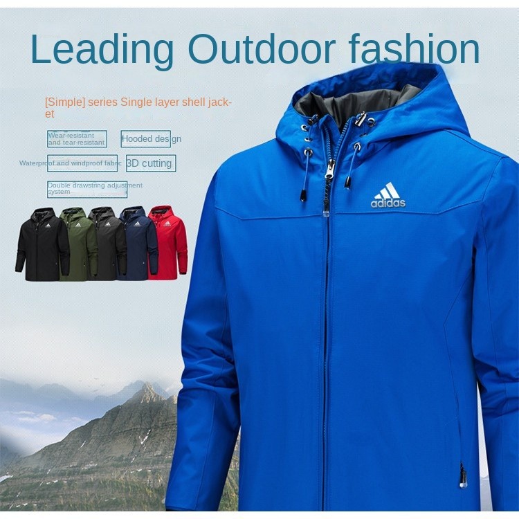 Essential Multi Ready StockUnisex Jacket Waterproof Outdoor Men Jaket Motor Breathable Windbreaker Lelaki Windbreak - Image 5