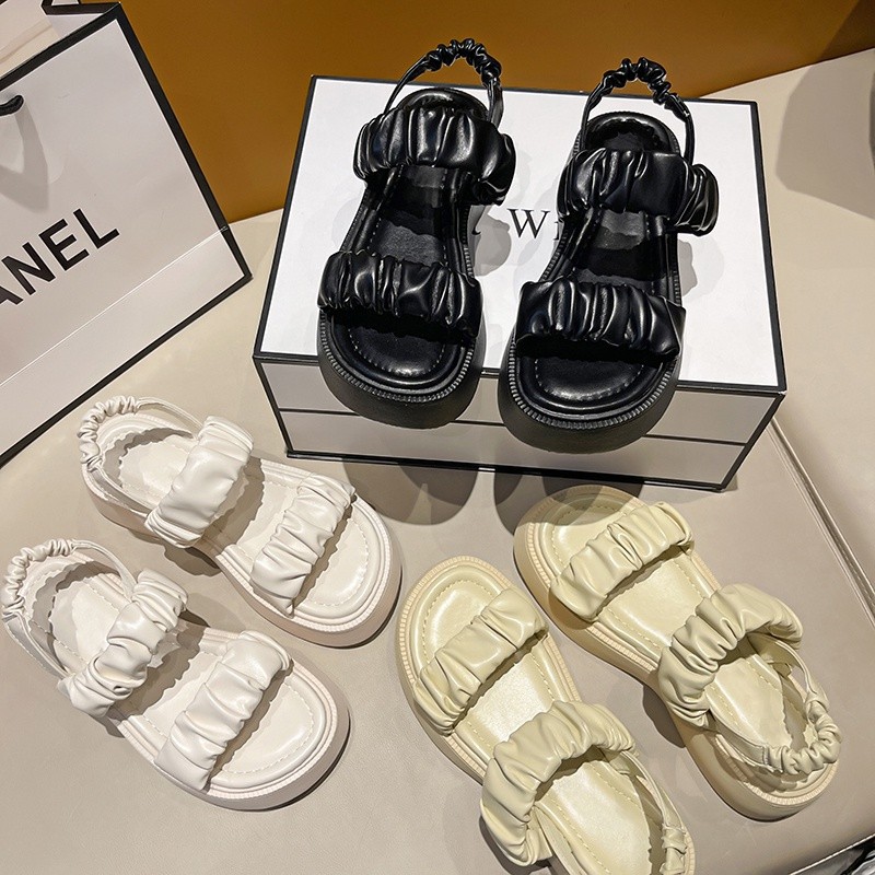 Quality Have MAY 2022 Summer Fashion Ladies Thick Sole Open Toe Non-Slip Sandals Ainna - Image 2