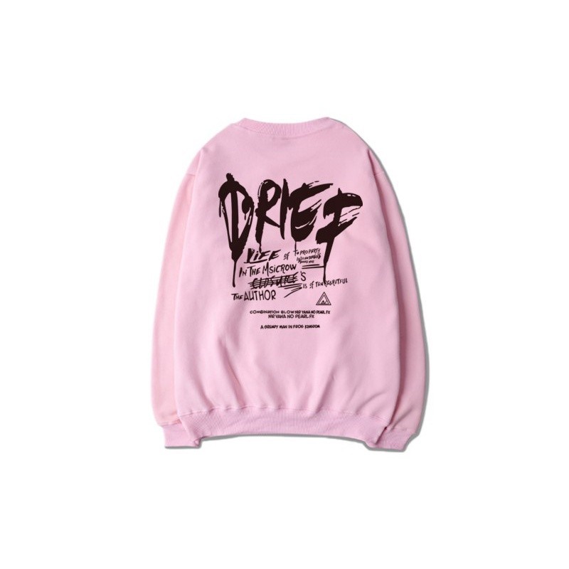 Essential Reliable Ready Stock Sweater Men Oversize Baju sejuk lelaki black grey long sleeves crewneck sweatshirt loo...