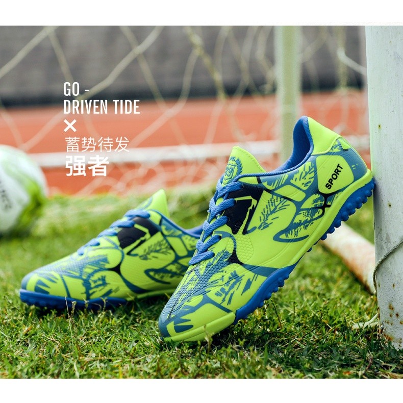 Training Active ready Stock Kasut Bola Sepak Outdoor Soccer Shoes Futsal Turf Sneakers Football Plus Size 31-43 Athle... - Image 2