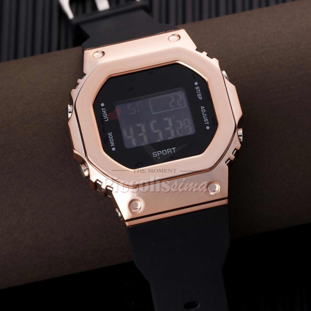 Watch Chronograph Jam Tangan Perempuan Wanita Digital Sports Stainless Women - Image 2