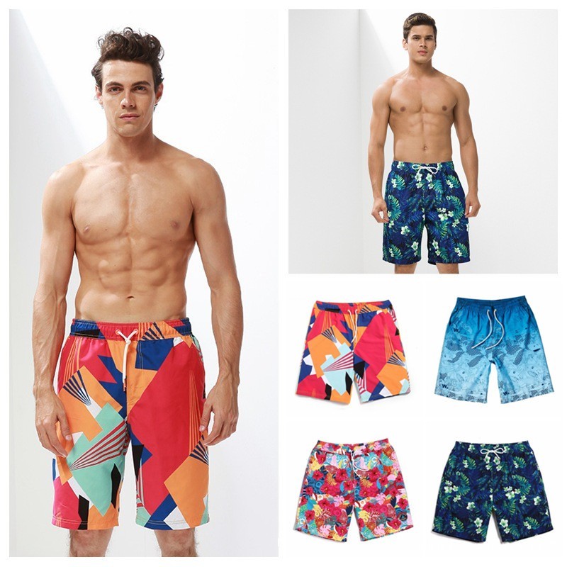Versatile Purpose Random style！Men's Pants Casual Shorts Beach - Image 3