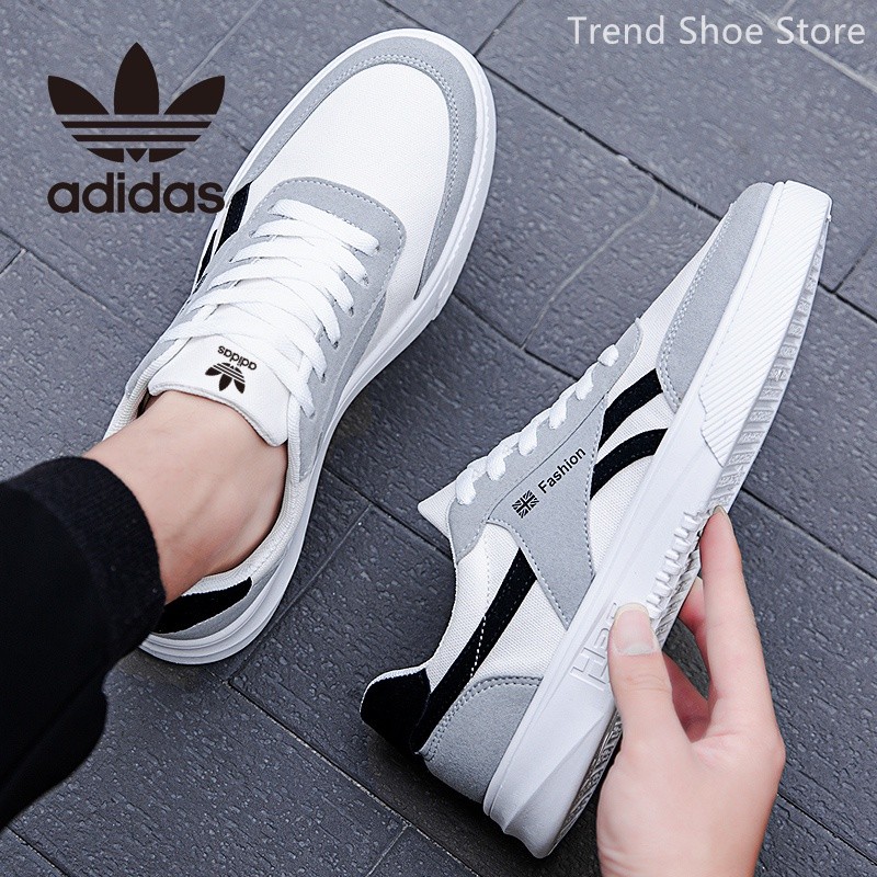 Active Training Ready Stock New Vintage Canvas Shoes Kasut Sport Lelaki White Sneakers Men Super Light Casual Me - Image 5