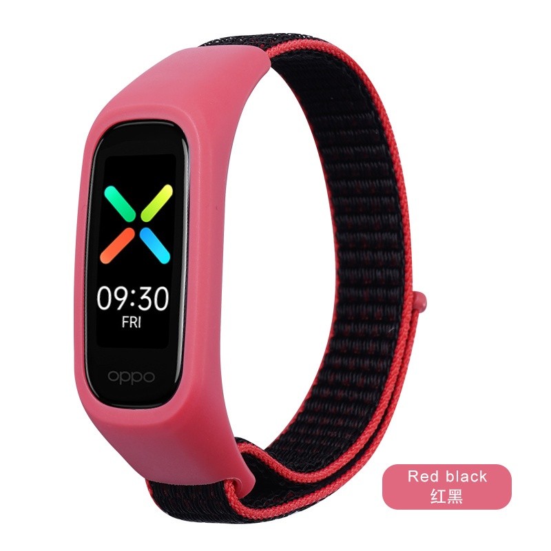 Trendy Fashion Woven Nylon Loop Band Strap OPPO Replacement Wristband - Image 5