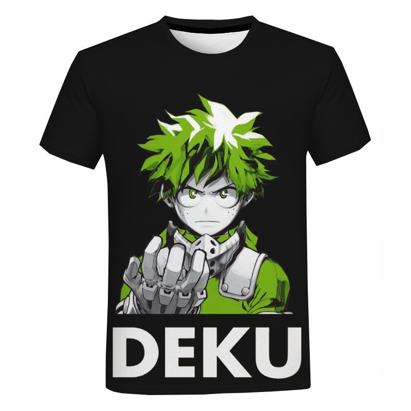 Have Purpose Men's Anime T-shirt My Hero Academy Short sleeved Cartoon Deku Men's/Women's Printed Funny Boku No - Image 4
