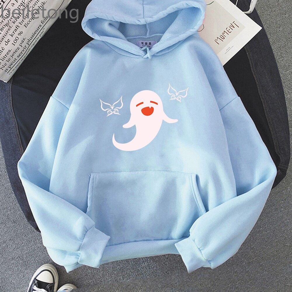 Reliable Premium Women Streetwear Genshin Impact Pullover Hu Tao Sweatshirt Anime Unisex Graphic Hoodies Clothes Top ... - Image 4