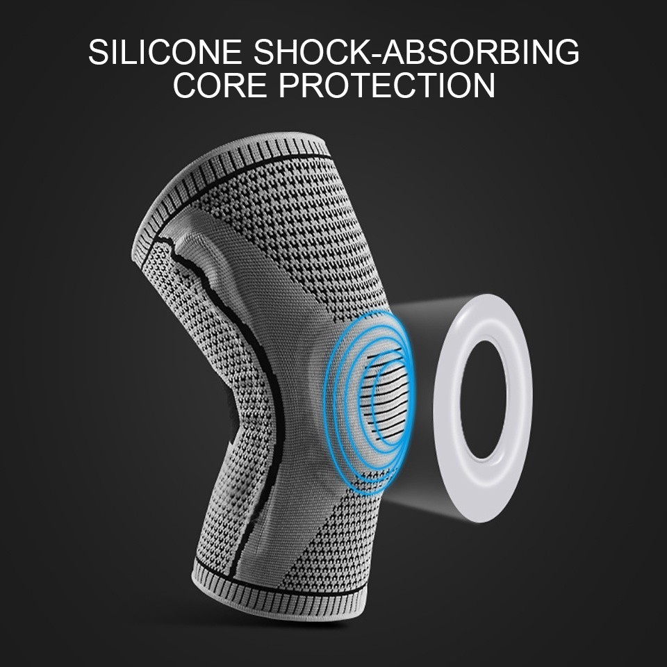 Essential Durable 1PC Silicone Knee Brace Patella Medial Support Protector Pads Sports Leg Warmer Guard Join - Image 2