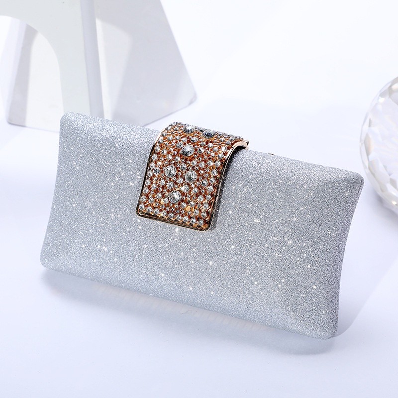 Trendy Outdoor Banquet Bag Ladies Classy Cheongsam Clutch Rhinestone Wallet Dress Dinner - Image 4