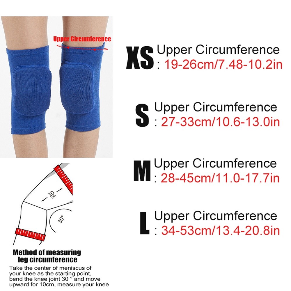 Durable Multi 1 Pair kids adult knee pads brace Men Women compression support Volleyball Football Purpose Essential - Image 5