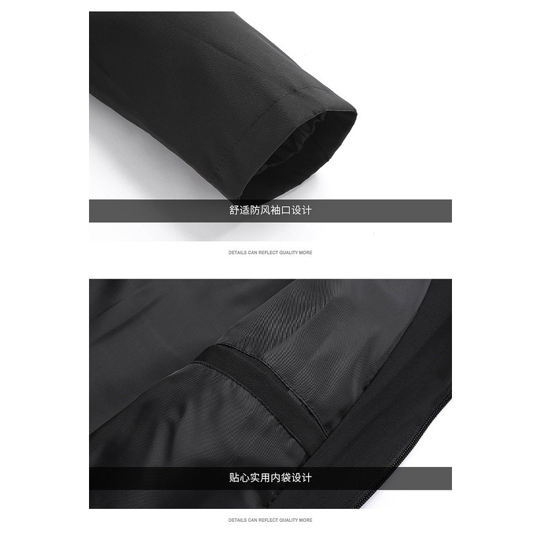 Have Essential Men's outdoor jacket windproof waterproof Windbreaker lelaki zip pocket quality hooded Voucher Purpose... - Image 4