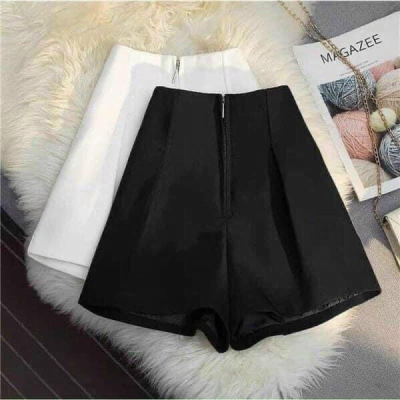 Must Premium Nice Shorts High Waistband Middle Buckle Versatile - Image 4
