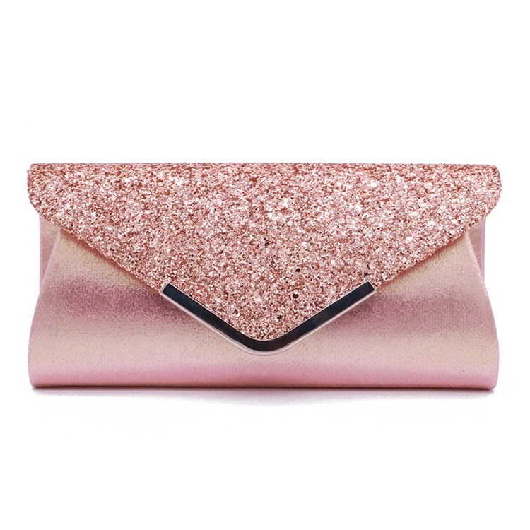 Chic Fashion Dinner Bag Women Sequined Clutch Bags leather Diamond sling beg korean style - Image 3