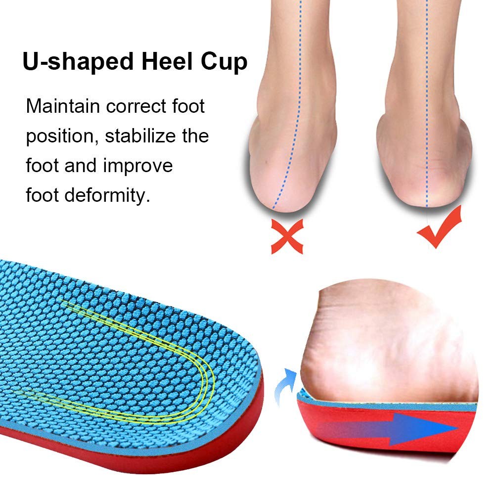 Training Running Kids Children Orthopedic Insoles Shoes Flat Foot Arch Support Orthotic Pads Correction Health pad ca... - Image 3