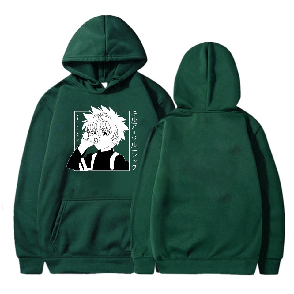 Reliable Premium Kawaii Hunter X Men Pullover Unisex Hoodies Sweatshirt Killua Zoldyck Anime Manga Streetwear Perempu... - Image 5